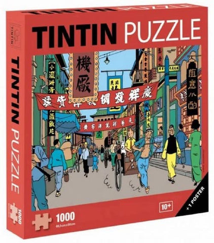 TINTIN 1000 Piece Jigsaw - Shanghai Street - 50 x 66.5cm