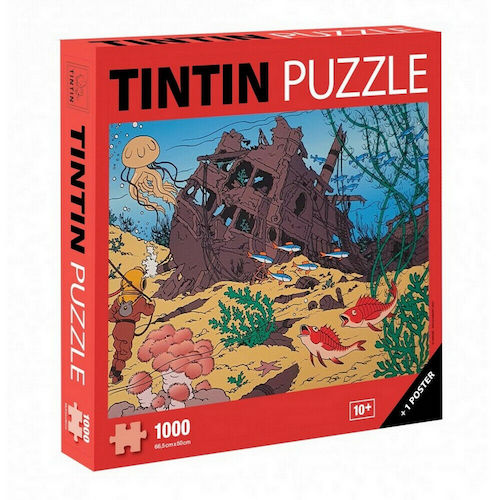 TINTIN 1000 Piece Jigsaw - Wreck of the Unicorn - 50 x 66.5cm