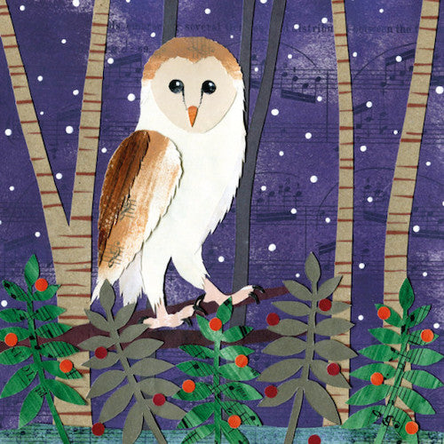Christmas Cards - Pack of 8 by Victoria Whitlam - Winter Owl
