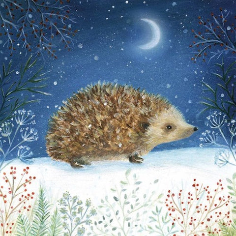 Christmas Cards - Pack of 8 by Ileana Oakley - Christmas Hedgehog