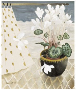 Limited Edition Signed Print Mary Fedden "White Cyclamen"
