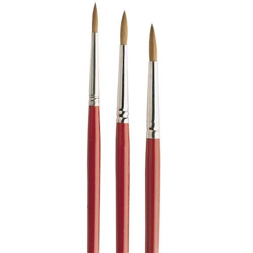 Pro Arte Series 3 Pure Sable Watercolour Brush Full Range