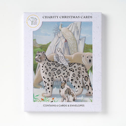 Canns Down Pack of 6 Charity Christmas Cards by Gwen Fulton - Winter
