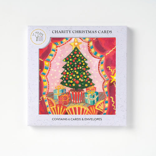 Canns Down Pack of 6 Charity Christmas Cards by Lottie Cole - Christmas Tree Theatre