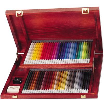 Stabilo Carbothello Chalk-Pastel Pencils Wooden Box 60